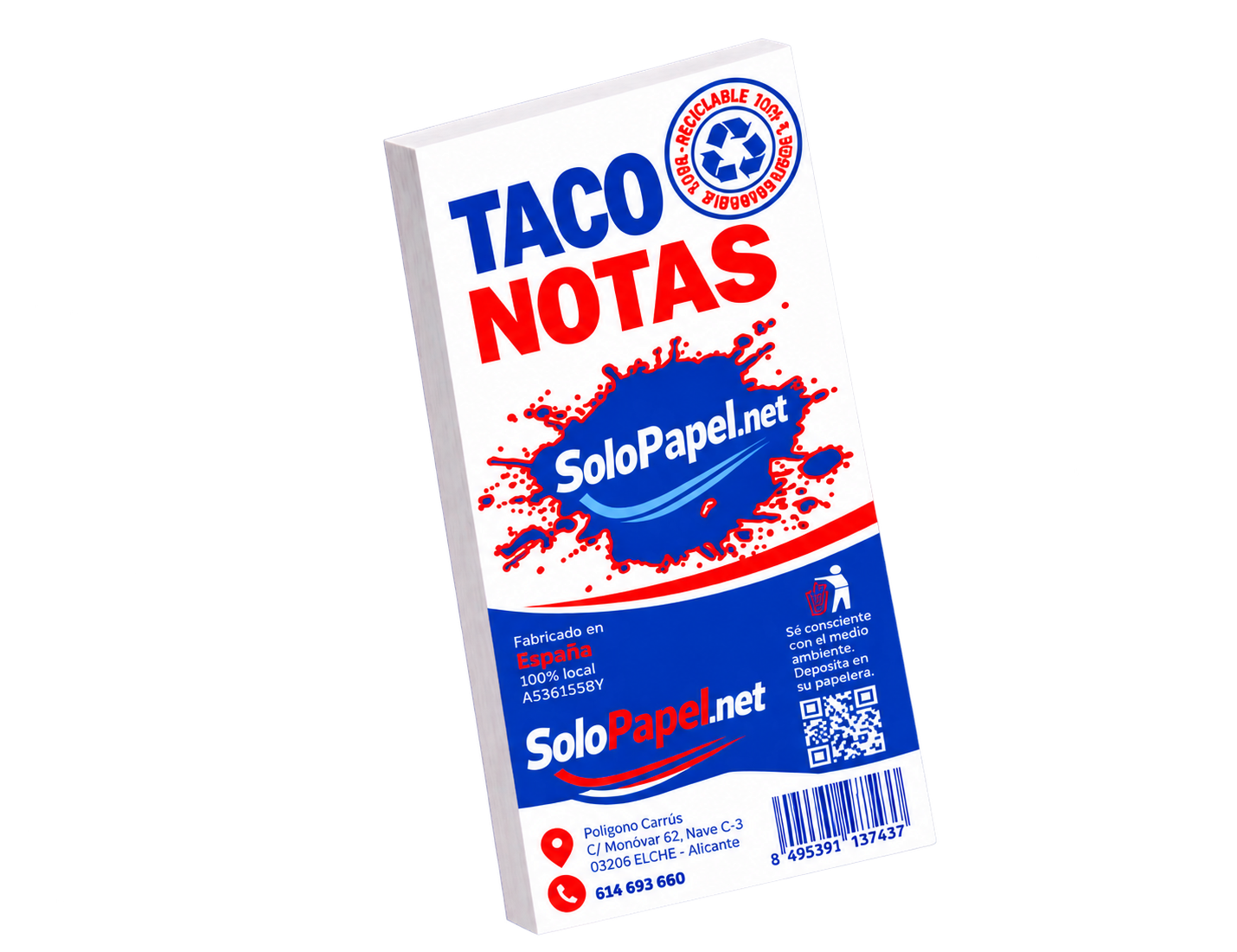taco de notas