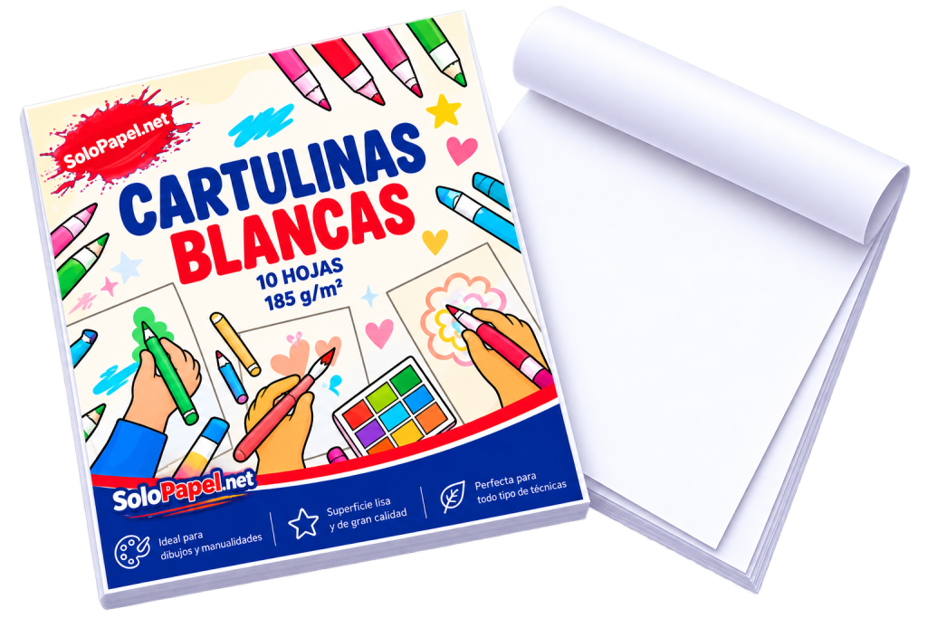 cartulinas blancas