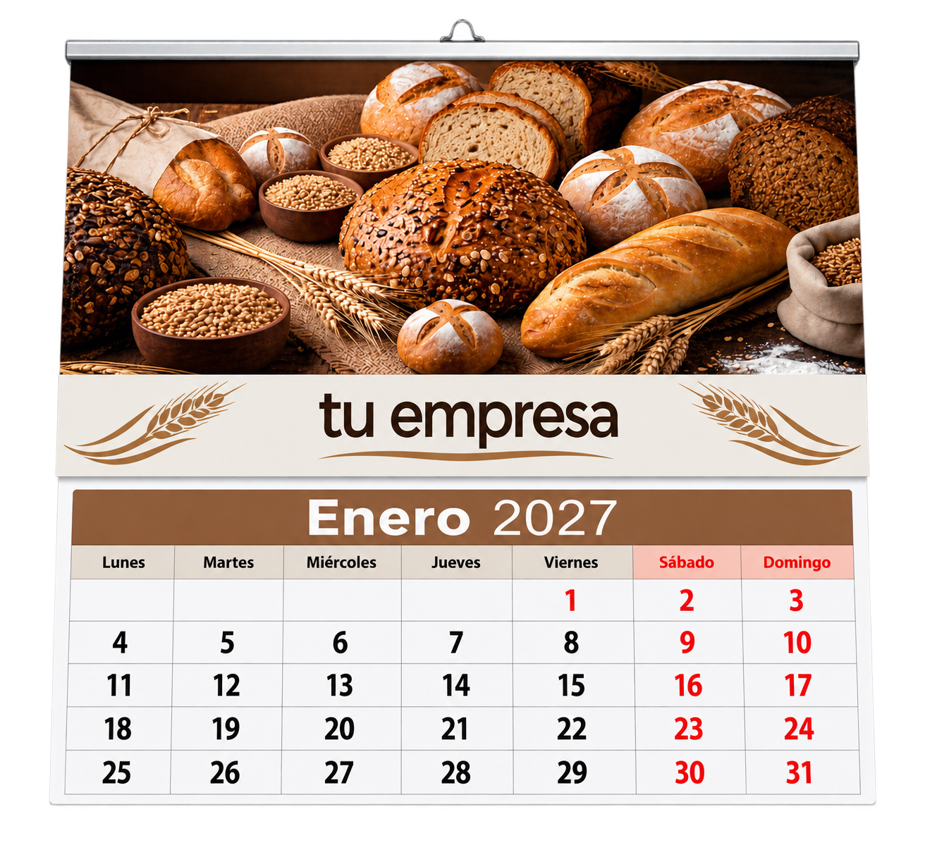 calendario de pared